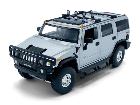 Hummer H2, Light, sound and steering front wheels / Silver